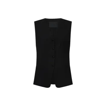 MO&CO Vests Women's Black