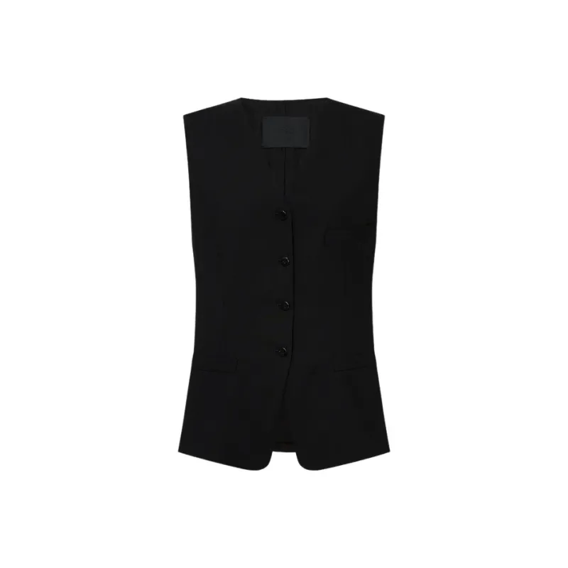 MO&CO Vests Women's Black-0