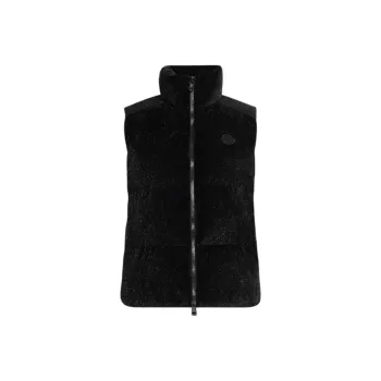 Moncler Lurex Thread Down Vest