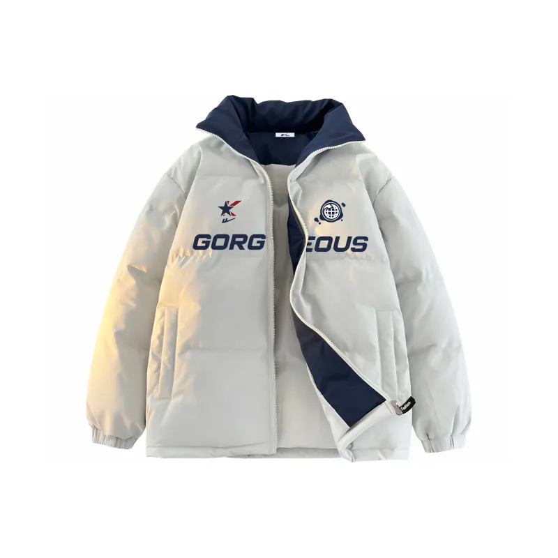 Warrior Ride The Wind And Waves Series Puffer Jacket Unisex-11