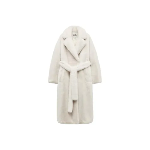 ZARA Coats Women's White