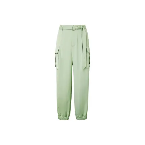 DESIGNICE 아보카도 여성 캐주얼 팬츠