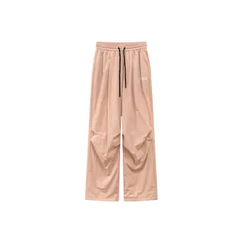 CHUU Casual Pants Women's Gray Pink