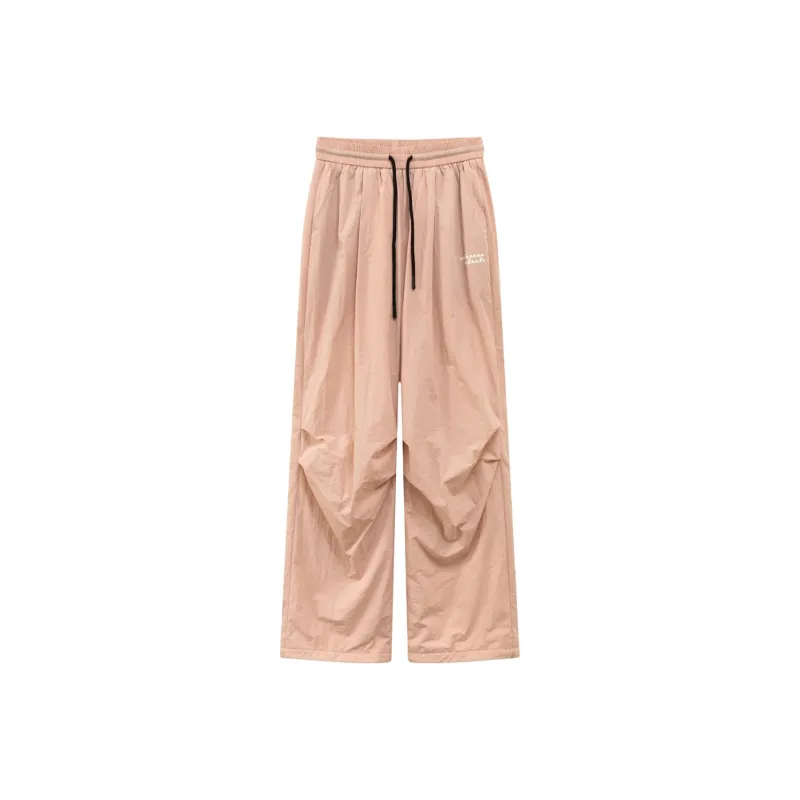 CHUU Casual Pants Women's Gray Pink-0