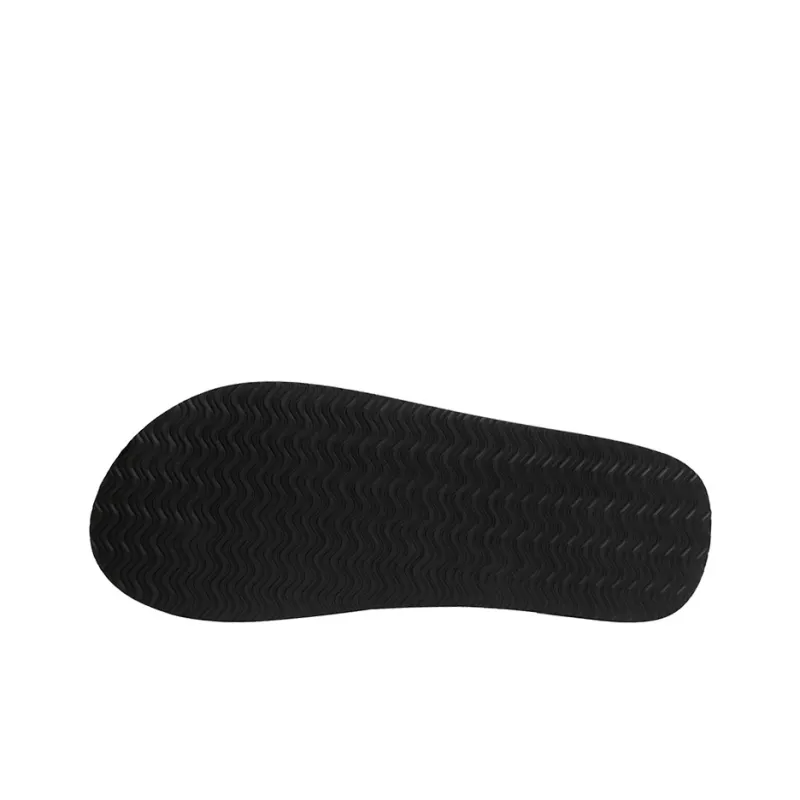 NFL Quiet Odor Resistant Abrasion Resistant Slip Resistant Flip Flops Men's Black-4