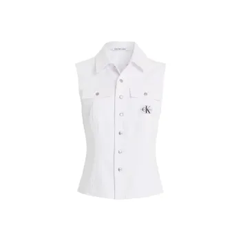 Calvin Klein Logo patch Classic collar Vest