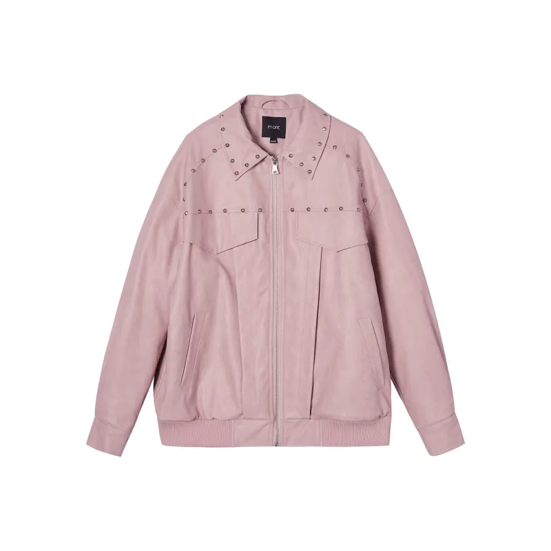 I'M ONE Leather Jackets Women's-2