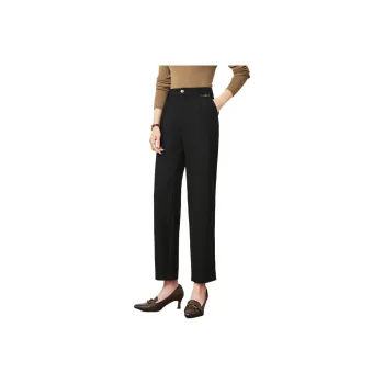 FENHONGMALI Casual Pants Women's Black