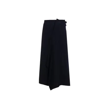 Yohji Yamamoto Y's FW24 Casual Pants Women's Marine Blue
