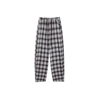 Aghr Casual Pants Women's Black White Plaid