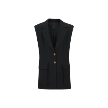 PINKO Vests Women's Black