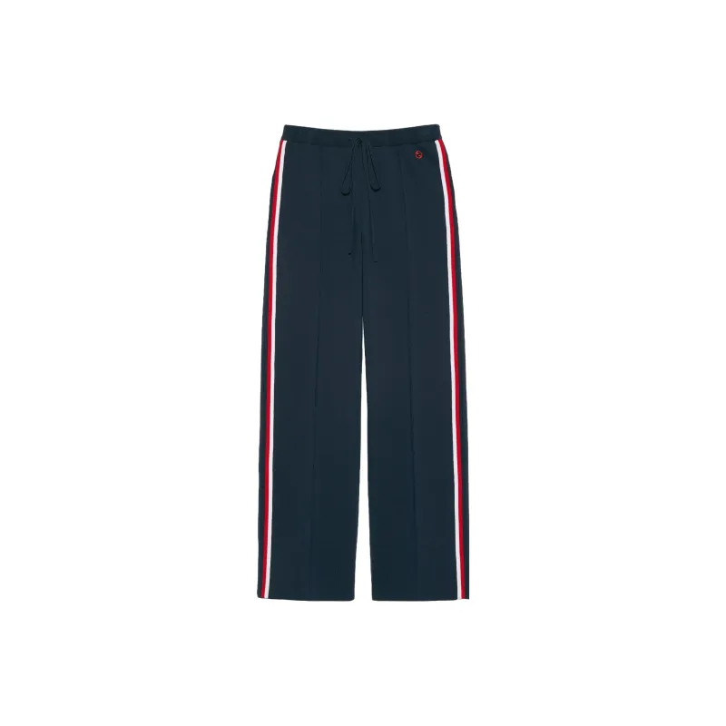 GUCCI Casual Pants Women's Dark Blue-0
