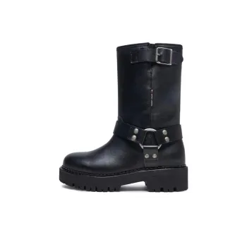 Tommy Hilfiger Tjw Urban Biker Ankle Boots Women's Black