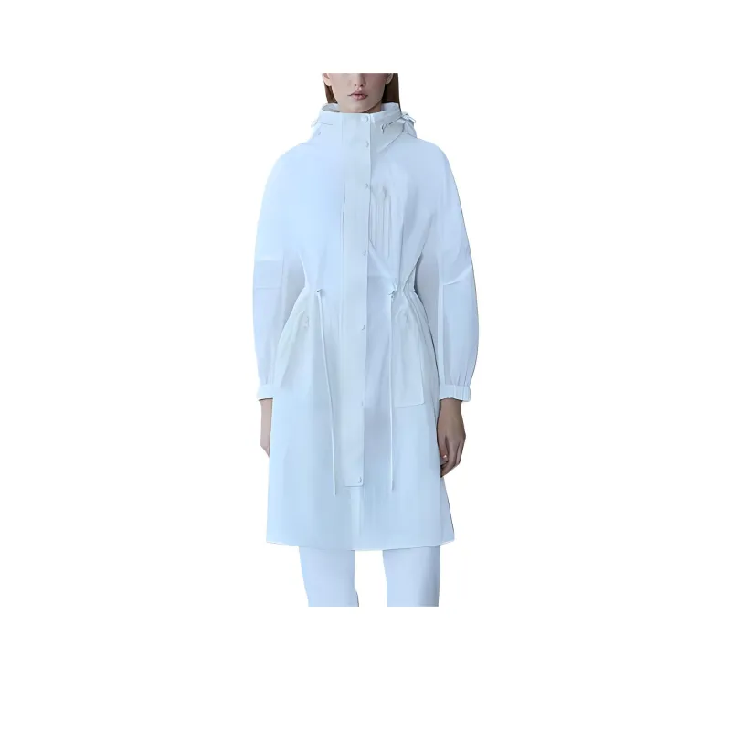 MACKAGE SS25 Trench Coat Women's White-0