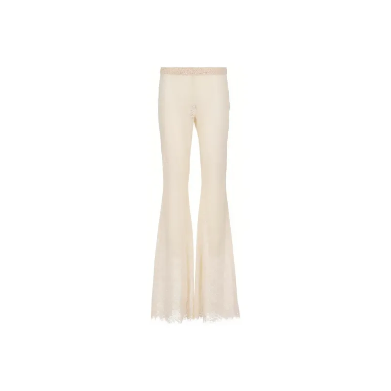 DSQUARED2 Sheer lace Flared Trousers-0
