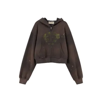 NO ONE ELSE Cropped Coat Women's Carbon Gray