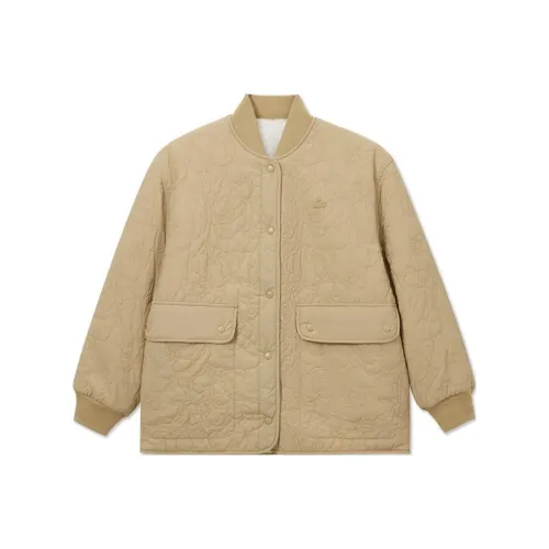 LACOSTE Puffer Jacket Women's Milk Coffee