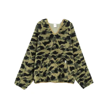 TURN SIGNAL Velvet feel Coat Women's Camouflage