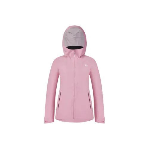 FILA x Bbc Earth EXPLORER Thermal Lightweight Windbreaker Jacket Women's Purple Bauhinia Pink