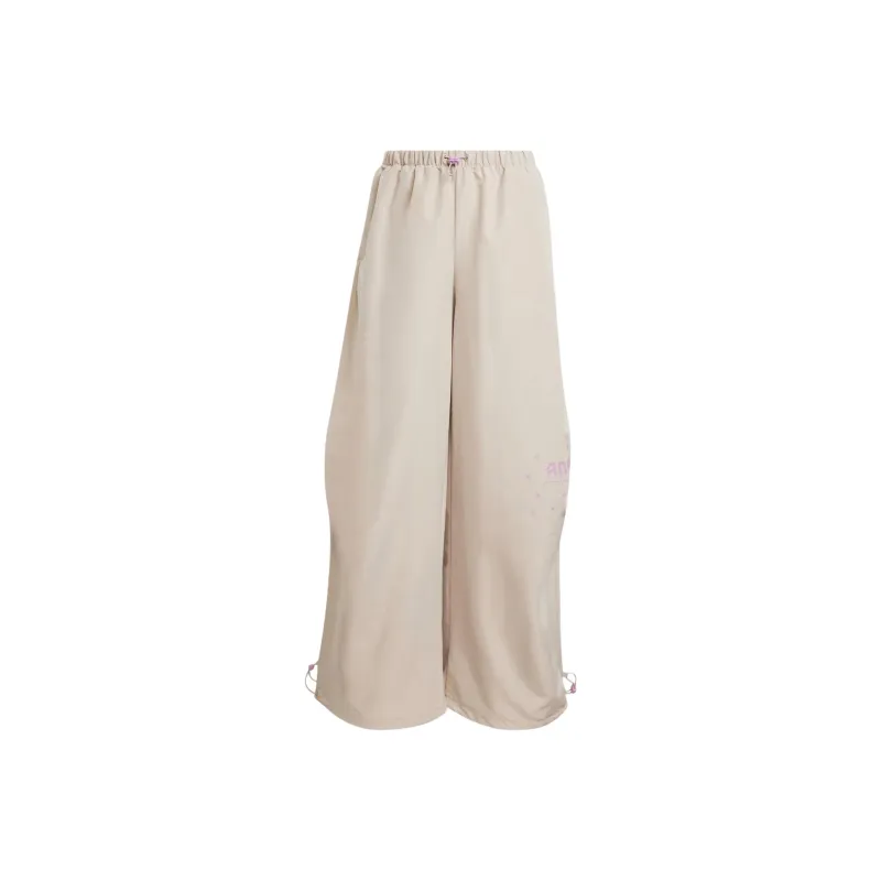 Adidas FW24 Sky Print Woven Parachute Casual Pants Women's Marvelous Beige-0