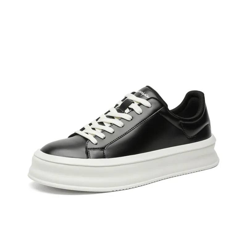 MODENGPAN Lightweight Breathable Height Increasing Low Top Skateboard Shoes Men's-0