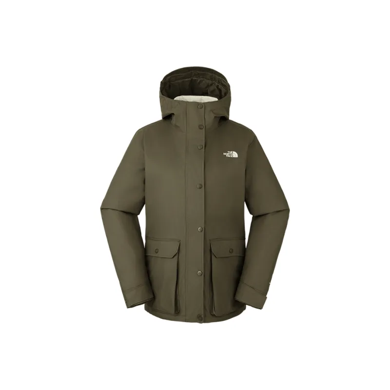 THE NORTH FACE City Outdoor Collection Windbreaker Jackets Women's Green-0