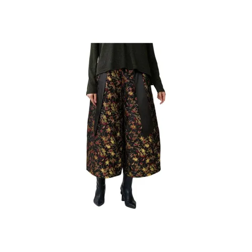 Contour Casual Pants Women's Red Flower