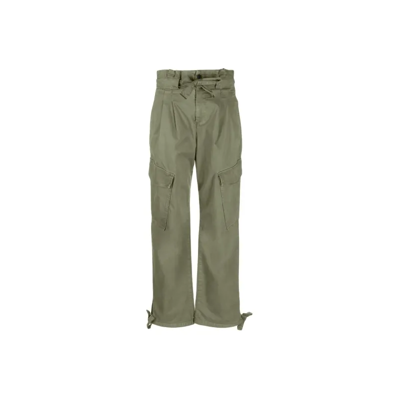 PINKO High Waist Straight Leg Trousers-4