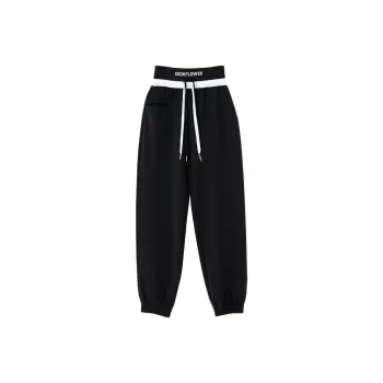 SOON FLOWER Casual Pants Women's Black
