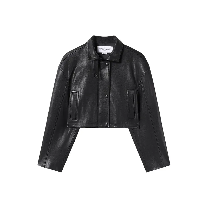 Miss Sixty Leather Jacket Women's-2