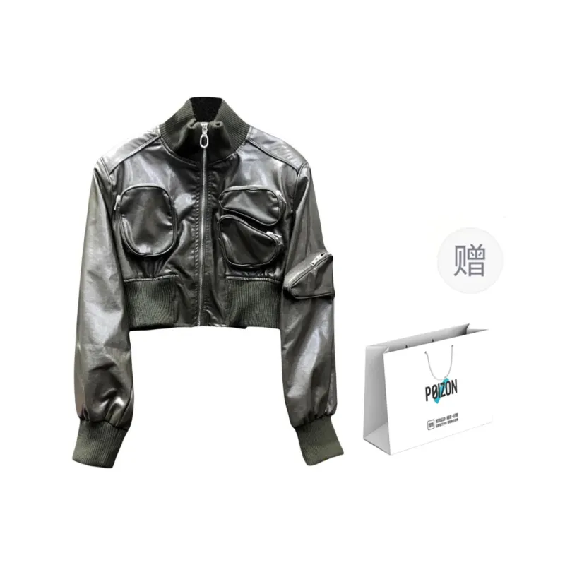 CPAURA Leather Jackets Women's-7