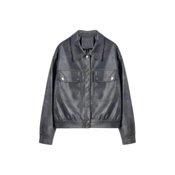 Yi Mengyuan Leather Jacket Women's