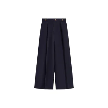 CELINE Taillat Pleat Detailed Trousers