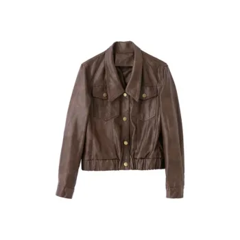 Yi Mengyuan Leather Jacket Women's