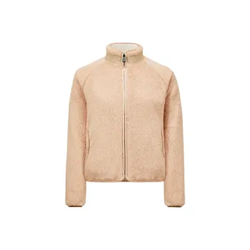 Moncler Grenoble SS25 Velvet feel Coat Women's Pink