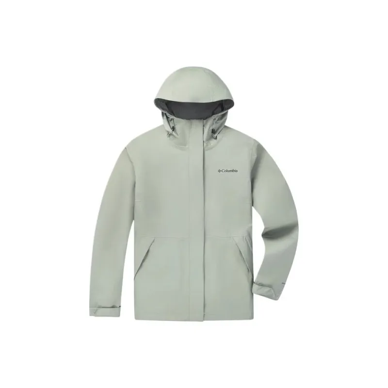 Columbia Waterproof And Warm Windbreaker Jacket Women's Pea Green-0