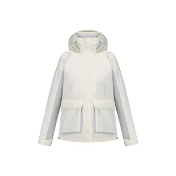 DECATHLON Windbreaker Jacket Women's Pearl White