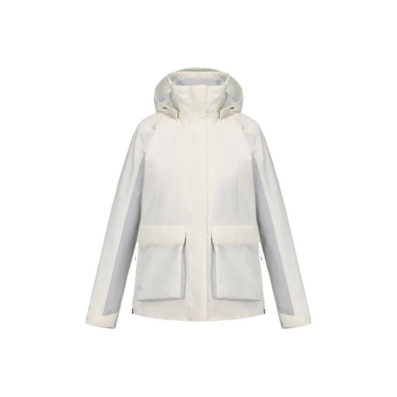 DECATHLON Windbreaker Jacket Women's Pearl White-0