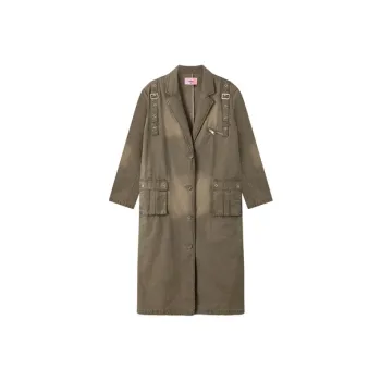 CHUU Trench Coat Women's Coffee