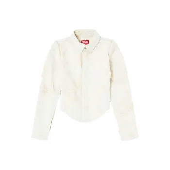 DIESEL De Madeline Fsg Jacquard Denim Shirt