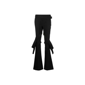 AMBUSH Strap-Detail Mid-Rise Flared Trousers