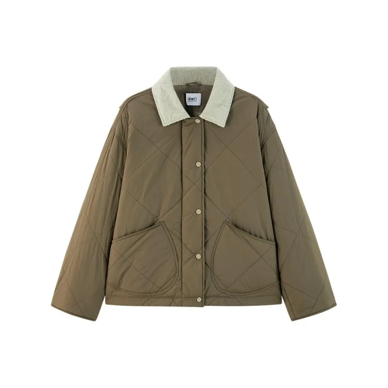 【dme】 Puffer Jacket Women's Light Brown-0