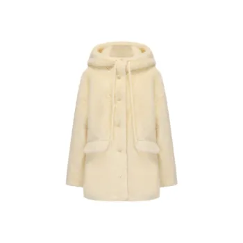 CHIWAWAMEME Coats Women's Neon Yellow