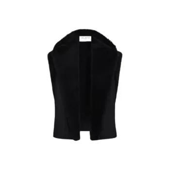 Alaia Leather Jacket Women's Black