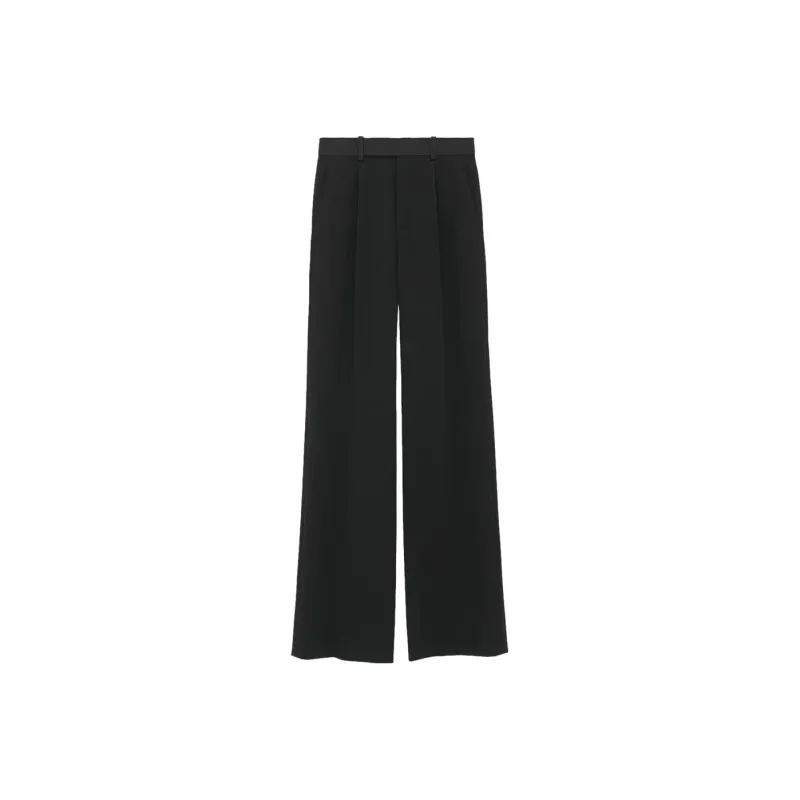 SAINT LAURENT SS23 Casual Pants Women's Black-0