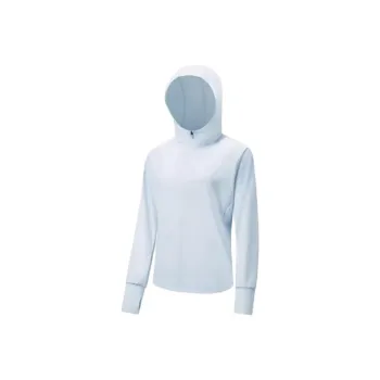 XTEP Trench Coat Women's Light Pale Blue