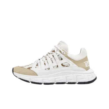 VERSACE Barocco Low Top Casual Shoes Men's White