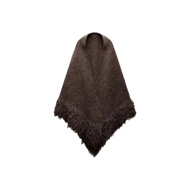 ZARA Cloaks Women's Brown-0