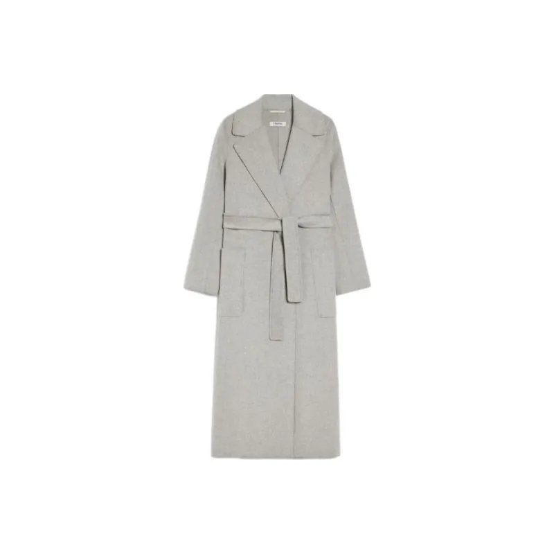 'S MAX MARA Paolore Belted Long Sleeved Coat-0