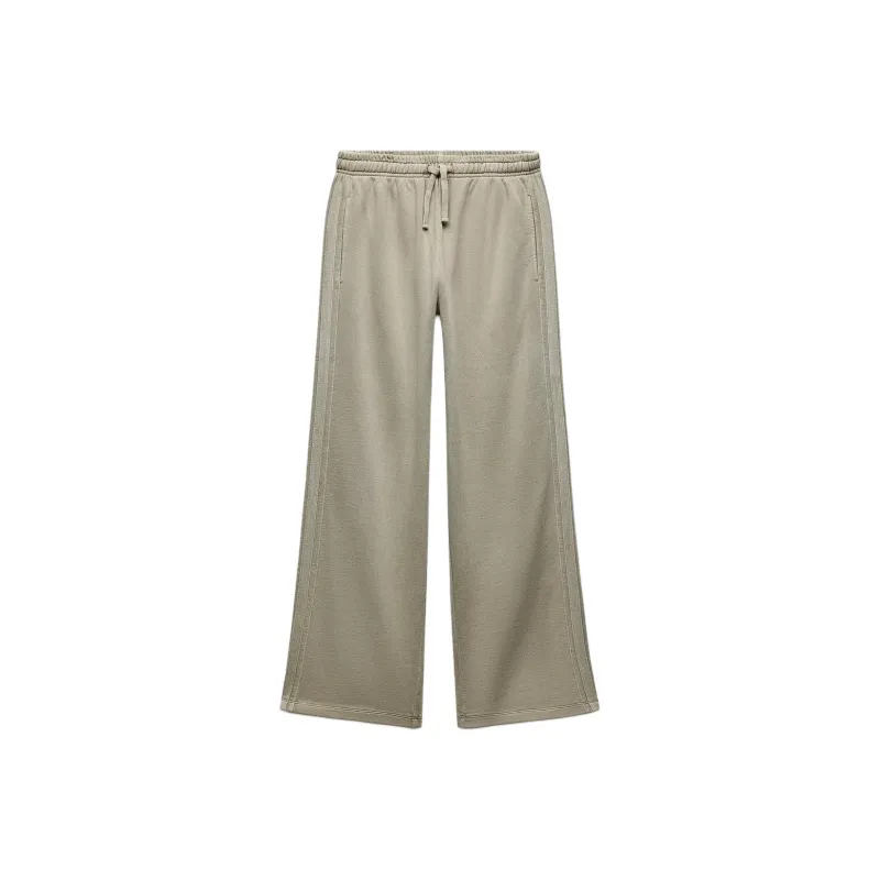 ZARA Casual Pants Women's Light Green-0